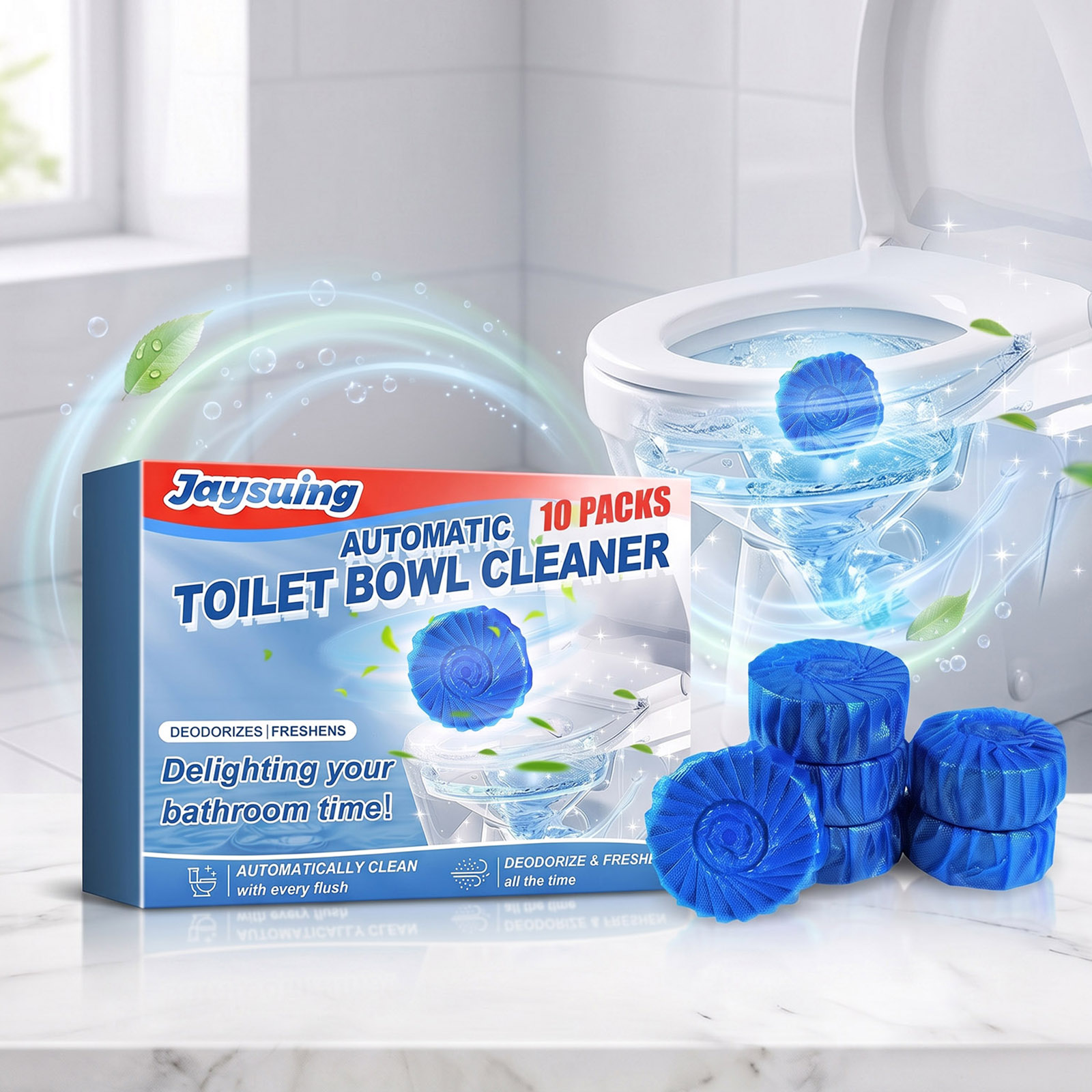 บล็อกทำความสะอาดโถสุขภัณฑ์ สีฟ - Shower Steamer Tablet บทวิจารณ์และราคา