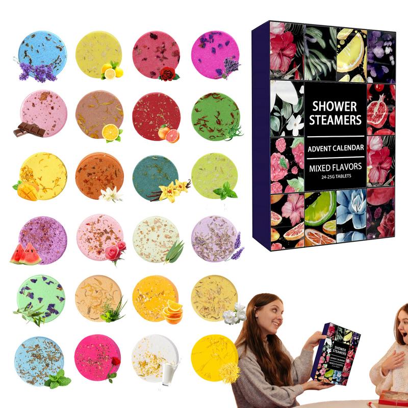 24pcs Steamers อาบน้ํา Advent  - Shower Steamer Tablet บทวิจารณ์และราคา