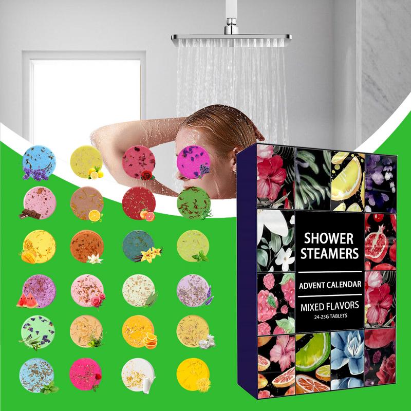 24pcs Steamers อาบน้ํา Advent  - Shower Steamer Tablet บทวิจารณ์และราคา