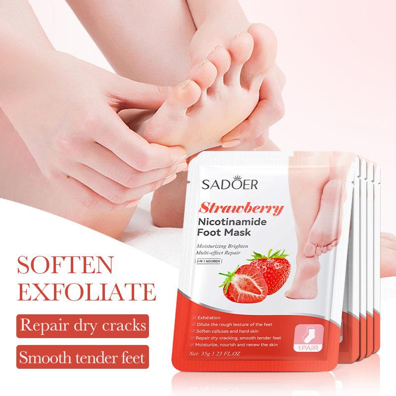 มาส์กเท้าผลไม้ SADOER 1 คู่ มา - Spa & Wellness Earth City Москва บทวิจารณ์และราคา